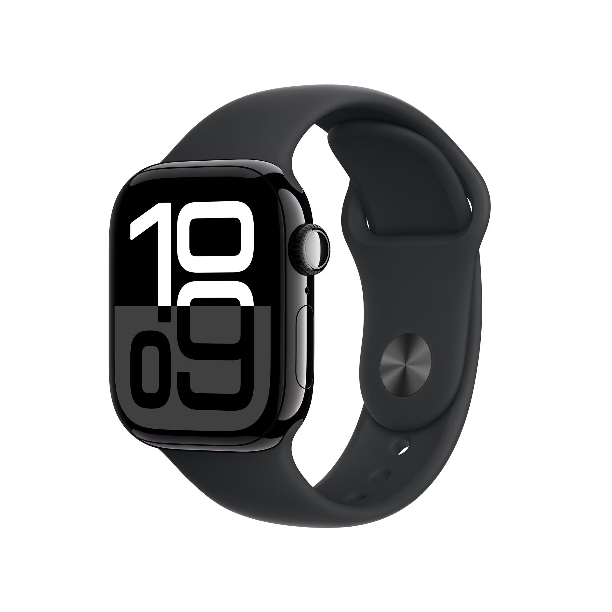 Apple Watch Series 10 [GPS 46 mm] Smartwatch with Jet Black Aluminium Case with Ink Sport Loop. Fitness Tracker, ECG App, Always-On Retina Display, Carbon Neutral