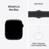 Apple Watch Series 10 [GPS 46 mm] Smartwatch with Jet Black Aluminium Case with Ink Sport Loop. Fitness Tracker, ECG App, Always-On Retina Display, Carbon Neutral