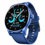 boAt Lunar Connect Ace w/ 3.63 cm(1.43") AMOLED Display,BT Calling,Sports Modes, IP68 Smartwatch (Indigo Blue Strap, Free Size)