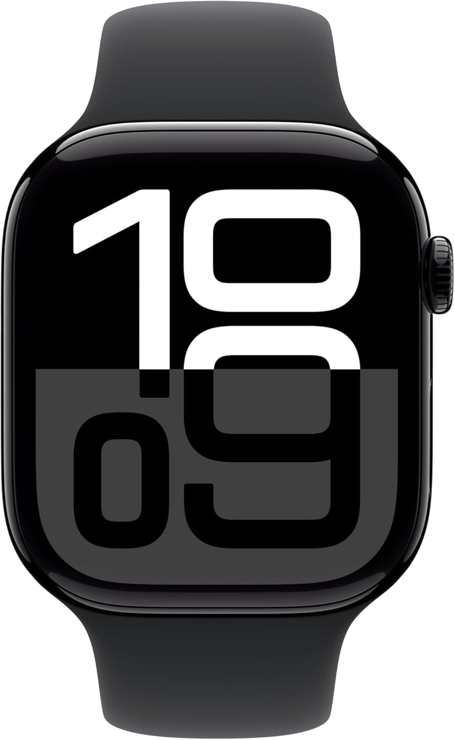 Apple Watch Series 10 [GPS 46 mm] Smartwatch with Jet Black Aluminium Case with Ink Sport Loop. Fitness Tracker, ECG App, Always-On Retina Display, Carbon Neutral