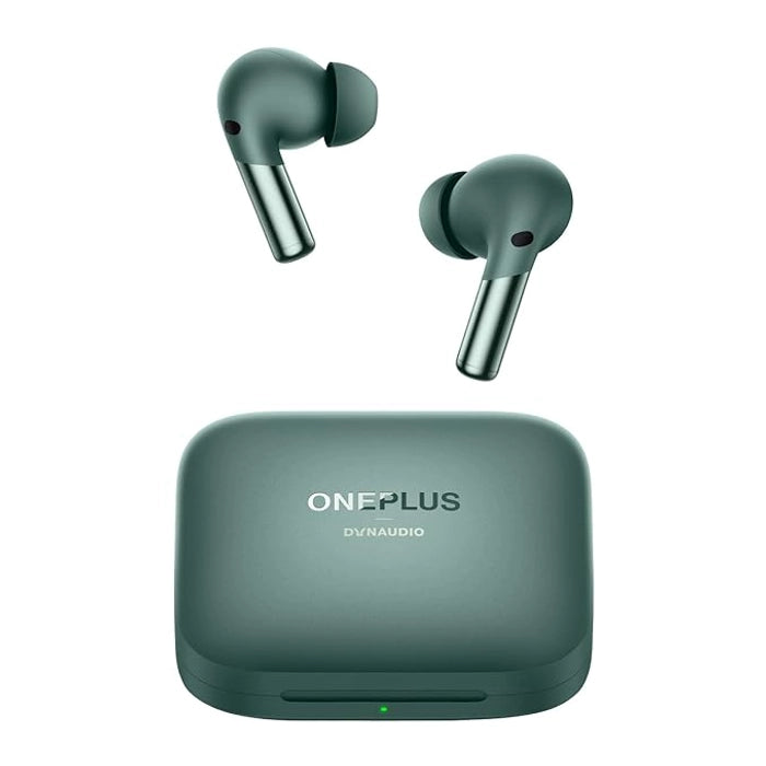 OnePlus Buds Pro 2 Bluetooth TWS in Ear Earbuds, Spatial Audio Dynamic Head Tracking ,co-Created with Dynaudio, Up-to 48dB Adaptive Noise Cancellation, Up-to 40Hrs Battery, Green , unboxed