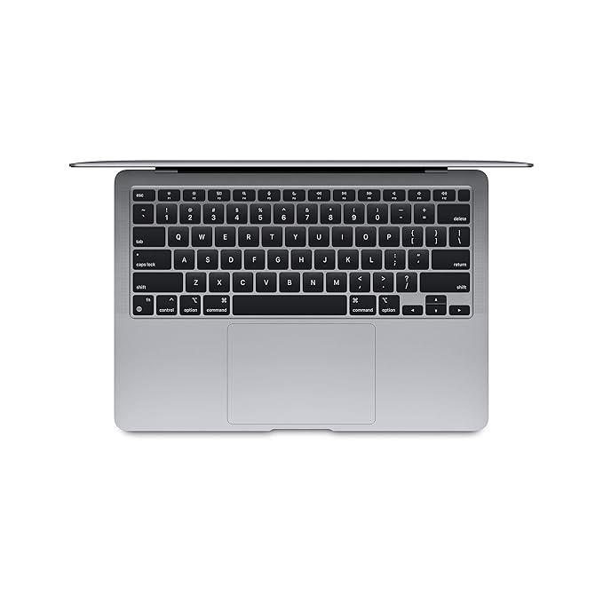 Apple MacBook Air Laptop: Apple M1 chip, 13.3-inch/33.74 cm Retina Display, 8GB RAM, 256GB SSD Storage, Backlit Keyboard, FaceTime HD Camera, Touch ID. Works with iPhone/iPad; Space Grey