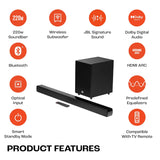 JBL Cinema SB271 Soundbar with Wireless Subwoofer