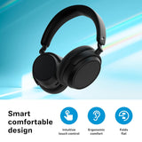Sennheiser ACCENTUM Plus Wireless Over Ear Headphones,German Design,Adaptive ANC,50H Battery,Sound Personalization,Touch Control,Multipoint Connectivity,Clear Calls,10Min Charge = 5H,2Y Warranty,Black