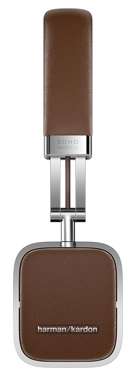 Harman Kardon Soho Wireless NFC Bluetooth On-Ear Headphones (Brown)