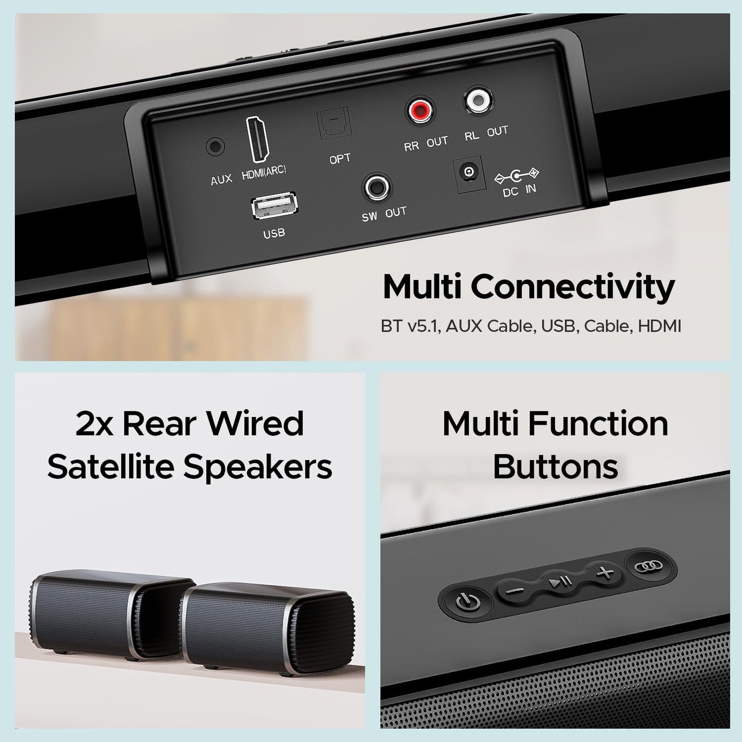 boAt Aavante Bar 2400 160W Soundbar 2.1 Channel - CarrotKart | India's first Open Box ecommerce platform