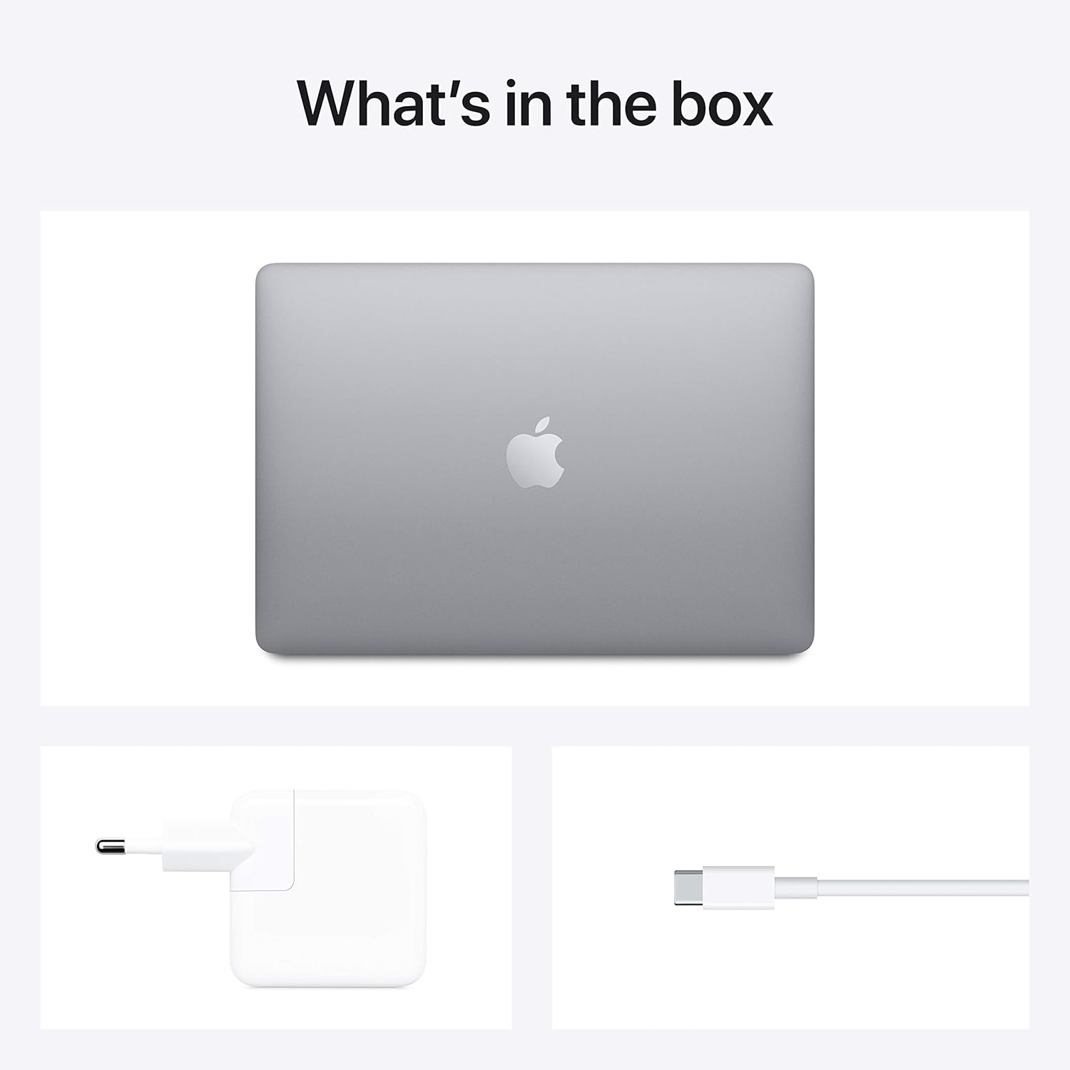 Apple MacBook Air Laptop: Apple M1 chip, 13.3-inch/33.74 cm Retina Display, 8GB RAM, 256GB SSD Storage, Backlit Keyboard, FaceTime HD Camera, Touch ID. Works with iPhone/iPad; Space Grey