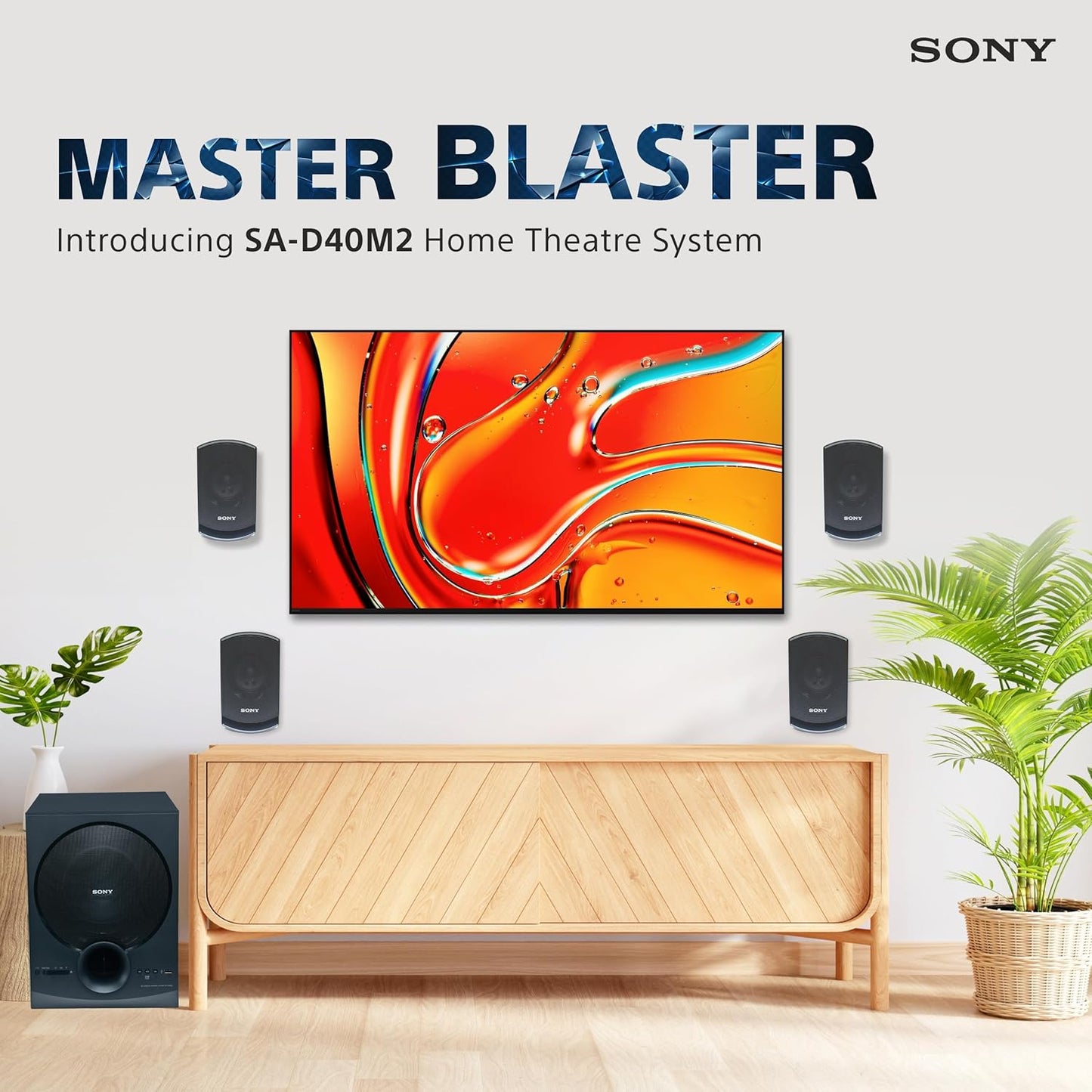 Sony SA-D40M2 80W 4.1 Multimedia Speaker System