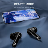 boAt Airdopes 121 Pro Plus,100H Battery,4Mics ENx,Low Latency,Fast Charge, LED Display, Stream Ad Free Music via App Support, Bluetooth in Ear Earbuds, TWS Ear Buds Wireless Earphones with mic (Black)