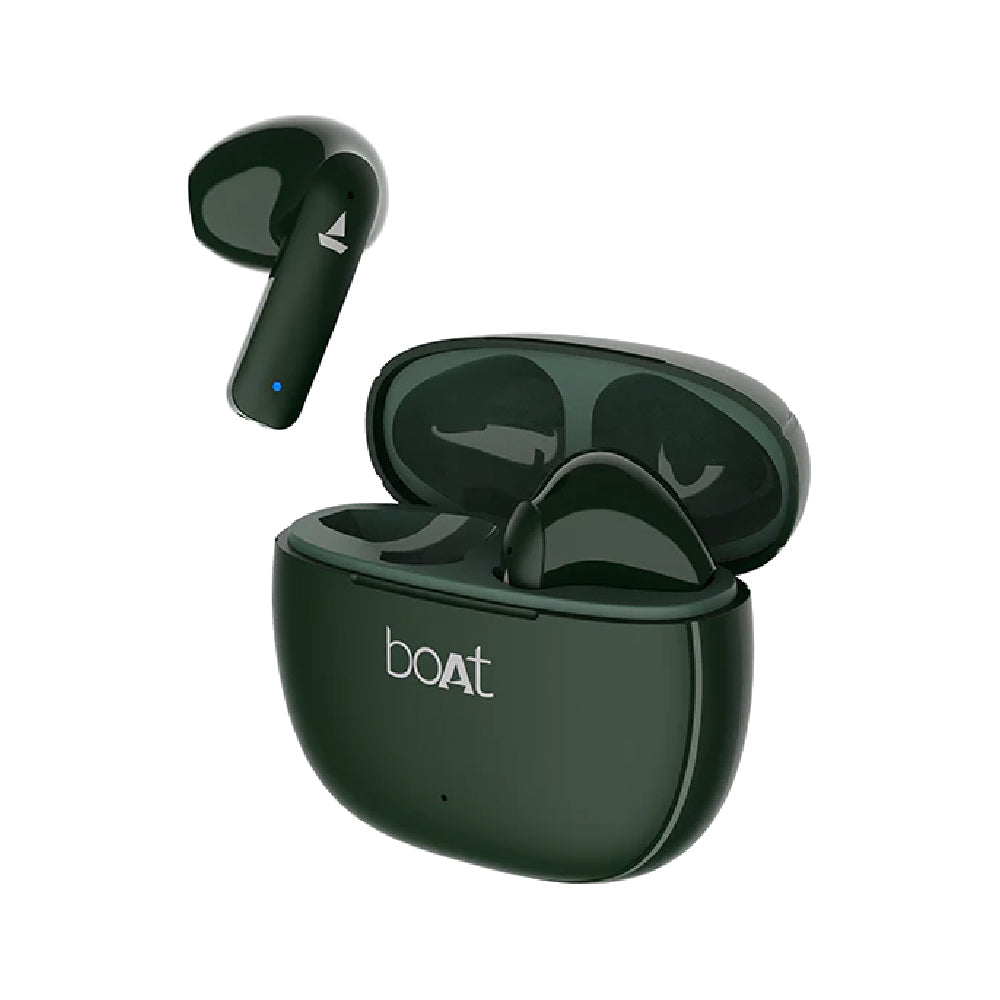 boAt Airdopes 100 TWS Wireless Earbuds with 50 Hours Playback Time, Quad Microphone, IWP™ technology