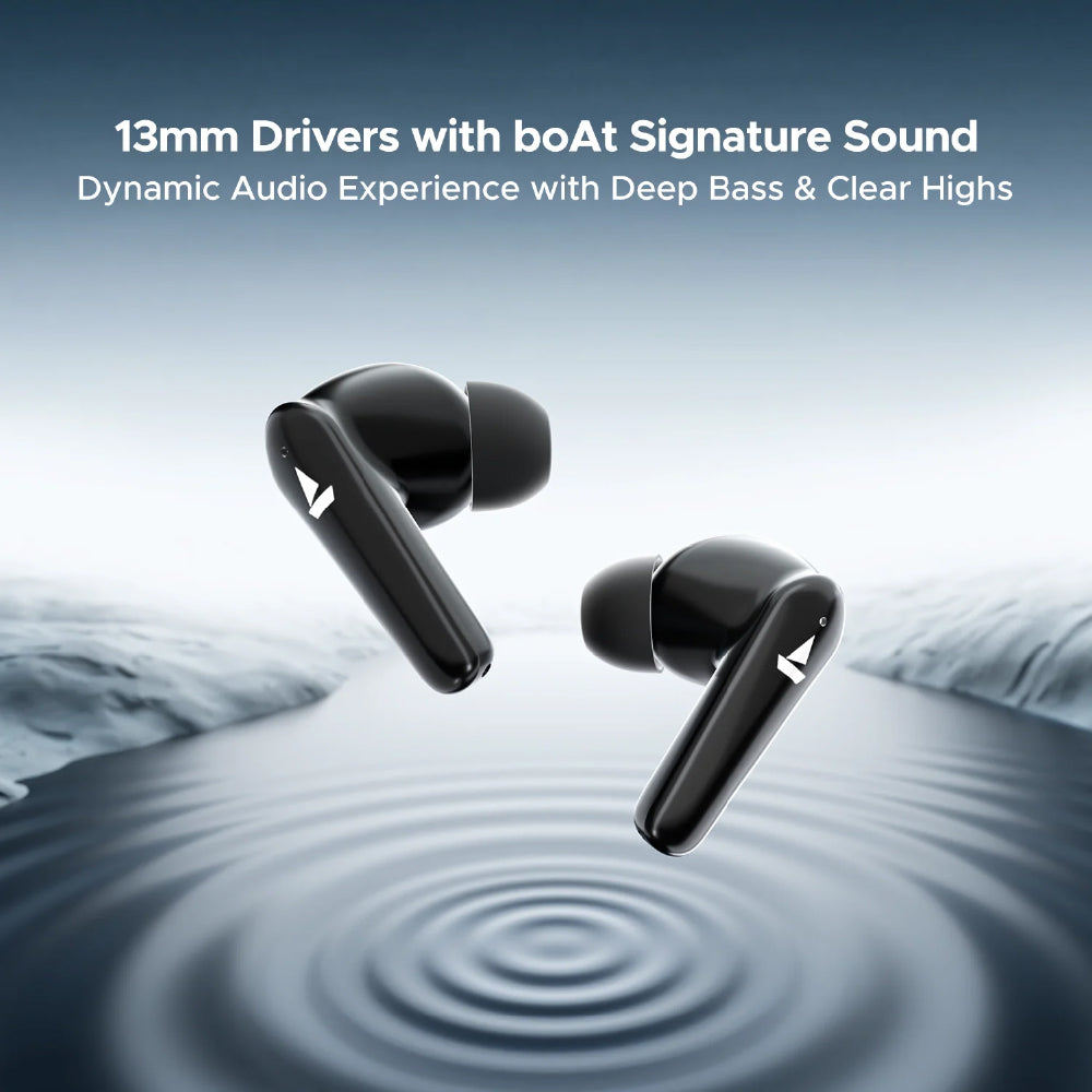 boAt Airdopes 131 Elite ANC Wireless Earbuds with ANC up to 32dB, Transparency Mode, 60 Hours Playback, ENx™ Technology