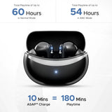 boAt Airdopes 131 Elite ANC Wireless Earbuds with ANC up to 32dB, Transparency Mode, 60 Hours Playback, ENx™ Technology