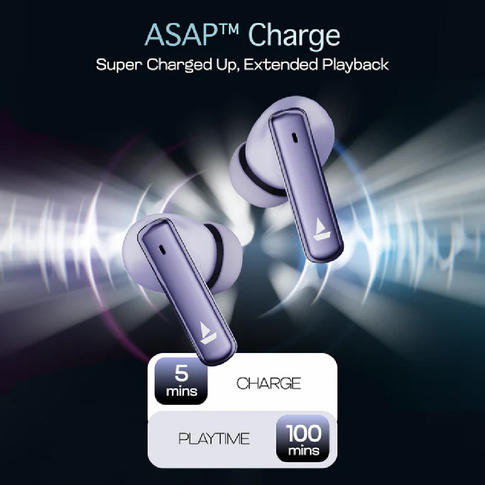 boAt Airdopes 181 Pro SS Edition TWS Earbuds with 100 Hours Playback, Quad Mics with ENx™, BEAST™ Mode, ASAP™ Charge