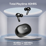 boAt Airdopes 71 Wireless Earbuds with 40 Hours Playback, BEAST™ Mode, ENx™ Technology, Dual Mic with ENx™ Technology