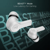 BoAt Airdopes Flex 454 ANC Wireless Earbuds with Active Noise Cancellation up to 32dB, BEAST™ Mode, 10mm Drivers, ASAP™ Charge