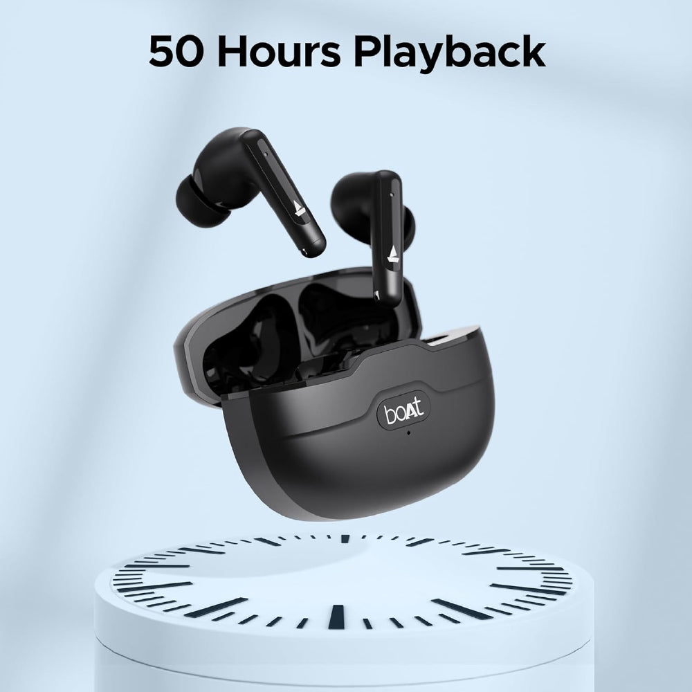 boAt Airdopes Unity ANC TWS in Ear Earbuds with Up to 50 Hours Total Playback, ANC Upto 32 dB, Dual Mics with ENx Tech, IPX5 Rating, IWP Tech and ASAP Charge(Grey)