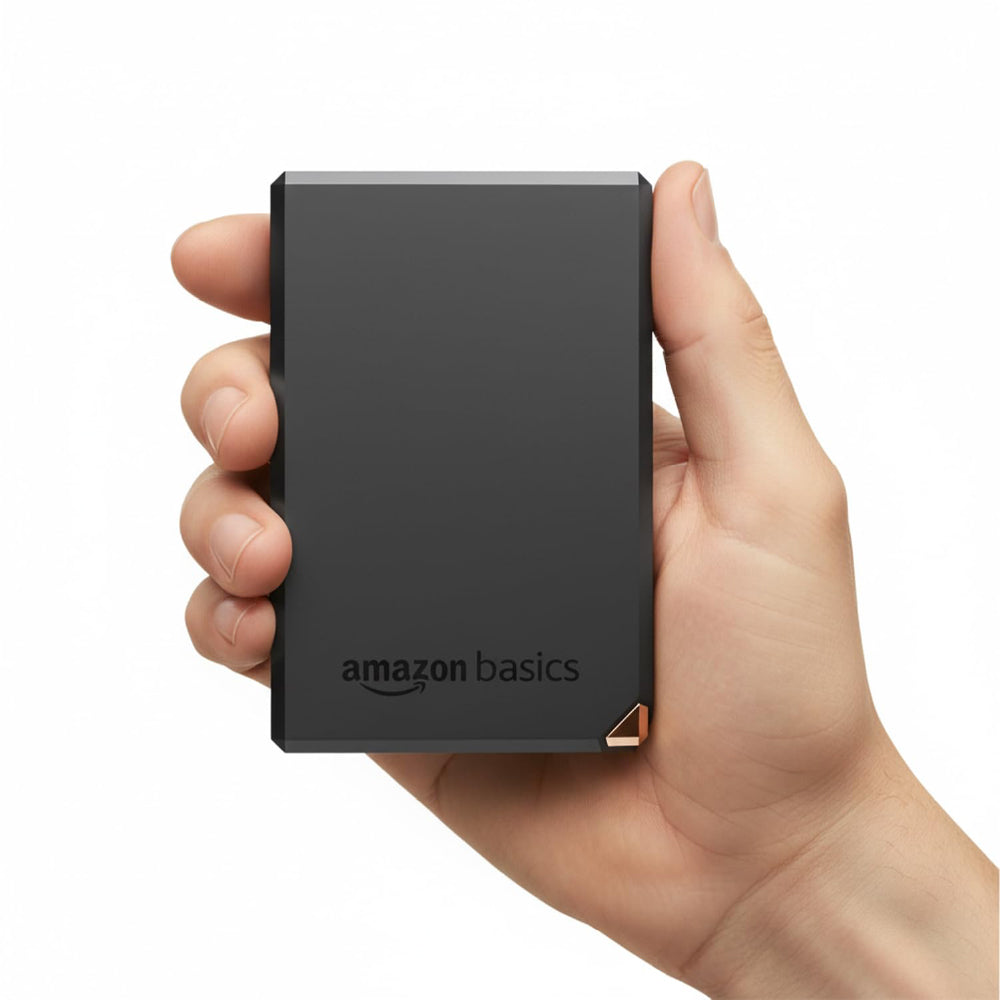amazon basics 27000 mAh Power Bank | 22.5W Fast Charging | Triple Output | Smartphones, TWS, Speakers, Tablets, Micro USB Input (Black