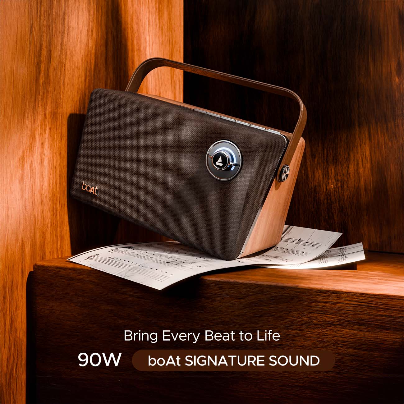 boAt Stone Majestic 90W Portable Bluetooth Speaker - CarrotKart | India's first Open Box ecommerce platform