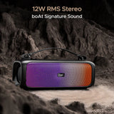 boAt Stone 580 with RMS Stereo Sound,Up to 8 HRS Playtime,IPX4 12 W Bluetooth Speaker (Midnight Black, Stereo Channel) - CarrotKart | India's first Open Box ecommerce platform