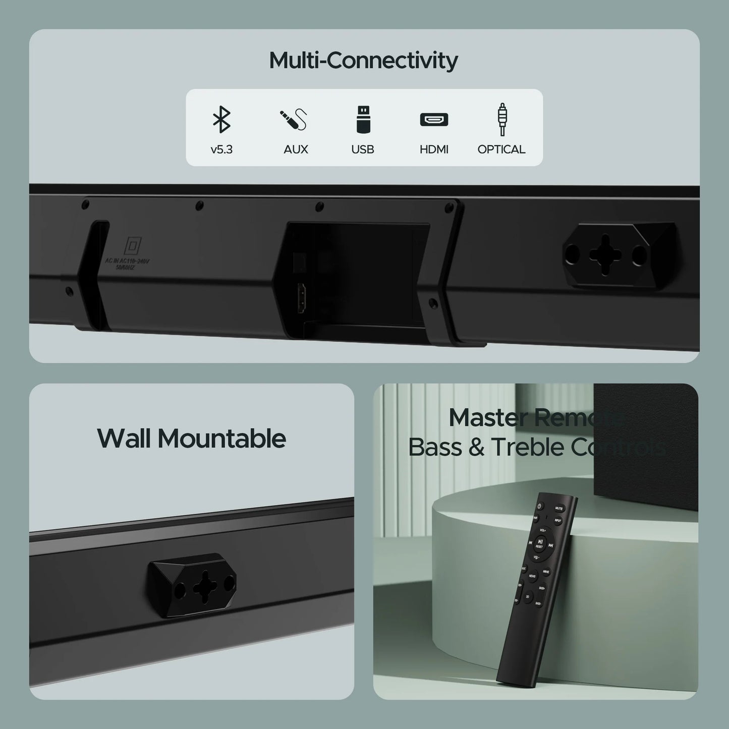 boAt Aavante Bar Maven Pro 320W Soundbar 2.1 Channel