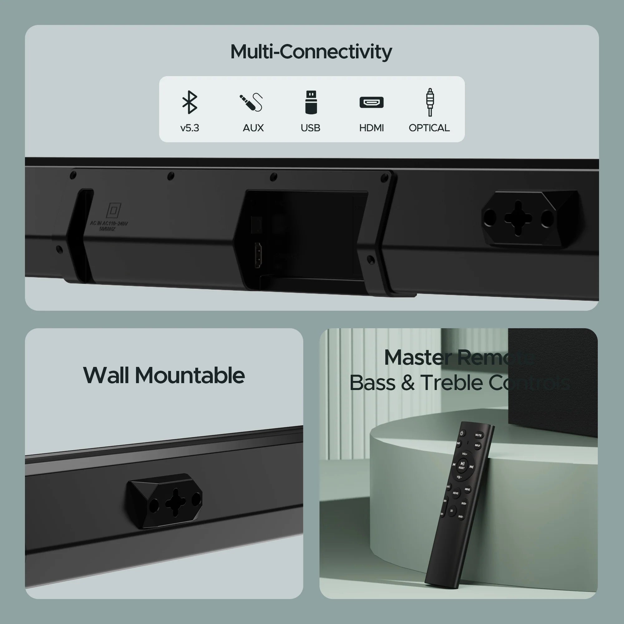 boAt Aavante Bar Maven Pro 320W Soundbar 2.1 Channel