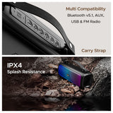boAt Stone 580 with RMS Stereo Sound,Up to 8 HRS Playtime,IPX4 12 W Bluetooth Speaker (Midnight Black, Stereo Channel) - CarrotKart | India's first Open Box ecommerce platform