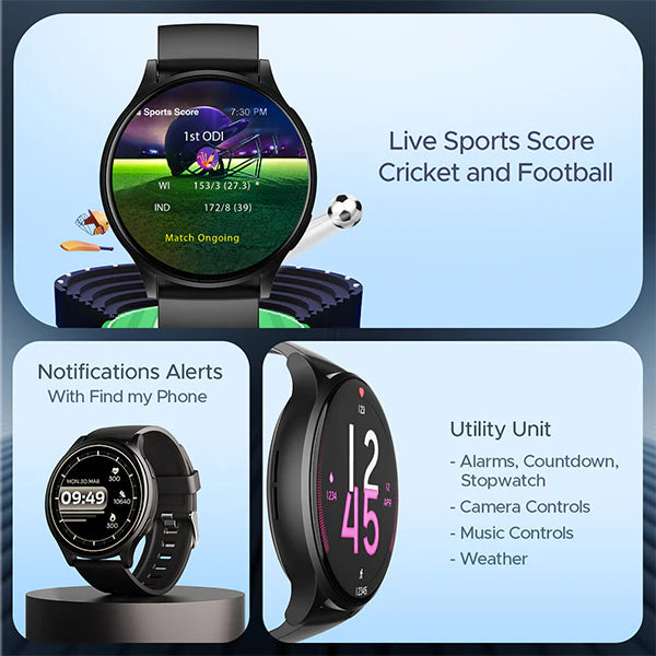 boAt Lunar Prime AMOLED Display Smartwatch