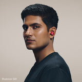 Beats Solo Buds Wireless Earbuds with Transparency Mode | Transparent Red