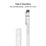 Belkin Quick Charge Magnetic Wireless Power Bank 2500mAh for iPhone 13/13 Pro/13 Pro Max/13 Mini/12/12 Pro/12 Pro Max/12 Mini Compatible for Magsafe Covers - (BPD002BTWH, White, Sleek Design)