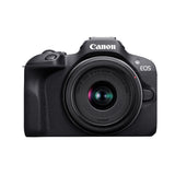Canon EOS R100 Mirrorless Camera RF-S18-45mm F4.5-6.3 is STM Lens Kit, 24.1 Megapixel CMOS (APS-C) Sensor, 4K Video, RF Mount, Black