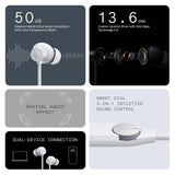 CMF BY NOTHING Neckband Pro Bluetooth In-Ear Headphones,50Db Hybrid Active Noise Cancelling Earbuds With 5 Hd Mics,Ip55 Bt5.3 37Hours Long Play Time Dual Device Connection Neckband-Light Grey