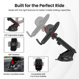 Portronics Charge Clamp 2 15W Wireless Charging Phone Holder