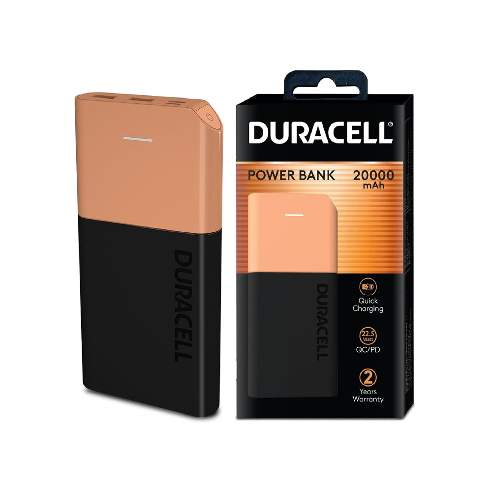 Main view of CarrotKart Duracell 20000 MAH Slimmest Power Bank Power Bank – India | CarrotKart