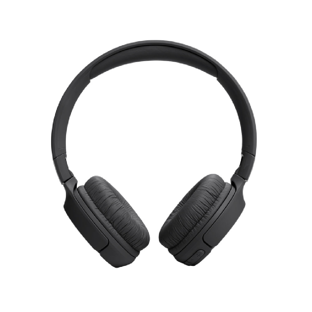 JBL Tune 520BT Wireless On Ear Headphones with Mic, Upto 57H Battery, Speed Charge : 5 Min Charge Gives Up to 3H of Playback, Multipoint Connect, Customizable Bass with Headphones App, BT 5.3 (Black)