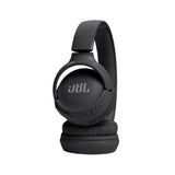 JBL Tune 520BT Wireless On Ear Headphones with Mic, Upto 57H Battery, Speed Charge : 5 Min Charge Gives Up to 3H of Playback, Multipoint Connect, Customizable Bass with Headphones App, BT 5.3 (Black)