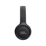 JBL Tune 520BT Wireless On Ear Headphones with Mic, Upto 57H Battery, Speed Charge : 5 Min Charge Gives Up to 3H of Playback, Multipoint Connect, Customizable Bass with Headphones App, BT 5.3 (Black)