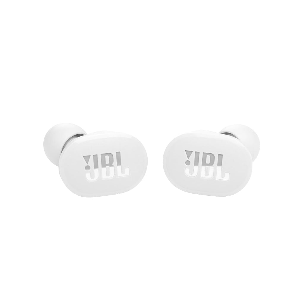 JBL Tune 130NC Wireless TWS Ear Buds, ANC Earbuds (Upto 40dB), Customizable Bass with Headphones App, Massive 40Hrs Playtime, Legendary Sound, 4 Mics for Clear Calls, Bluetooth 5.2 (White)