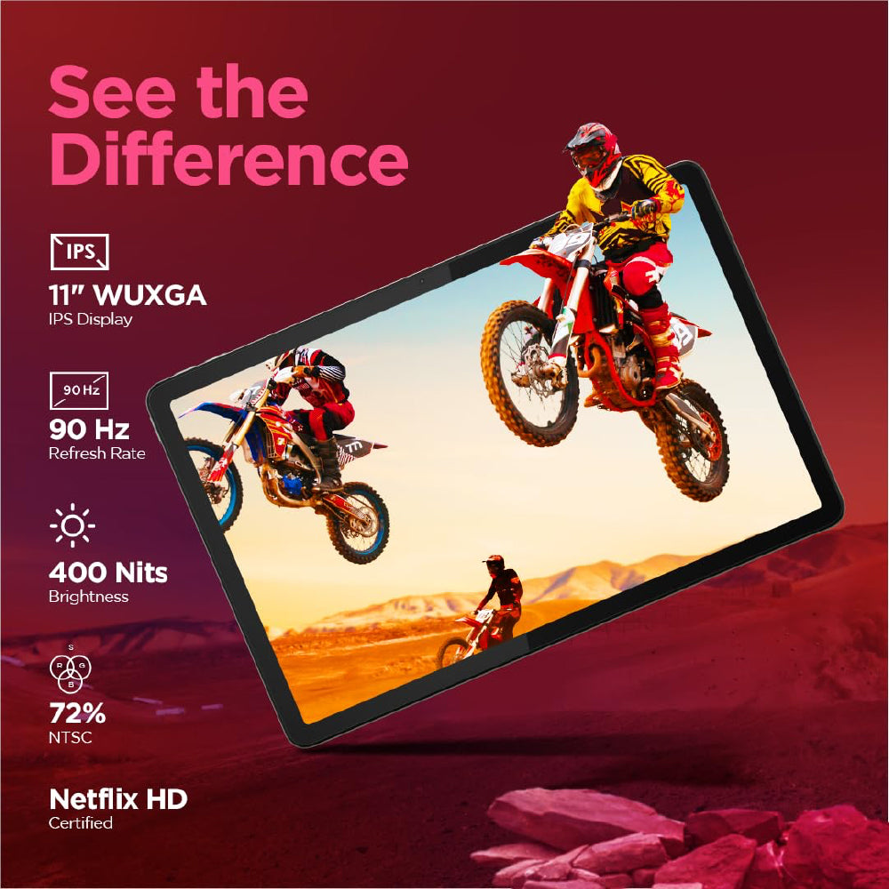 Lenovo Tab M11 with Pen| Wi-Fi Connectivity| 8 GB RAM, 128 GB ROM|11 Inch Screen| 90 Hz, 72% NTSC, FHD Display| Quad Speakers with Dolby Atmos|Octa-Core Processor |13 MP Rear Camera, Green