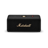 Marshall Emberton III Compact Portable Bluetooth Speaker with 32+ Hours of Playtime, (360° Sound), Dust & Waterproof (IP67) – Black & Brass.