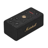 Marshall Emberton III Compact Portable Bluetooth Speaker with 32+ Hours of Playtime, (360° Sound), Dust & Waterproof (IP67) – Black & Brass.