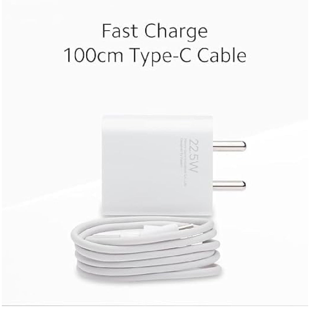 Mi 22.5W Fast USB Type C Charger Combo|Compatible for Mobile,Power Banks|Fast Charging|(Adapter + USB to Type C Cable)|White (TEN73)