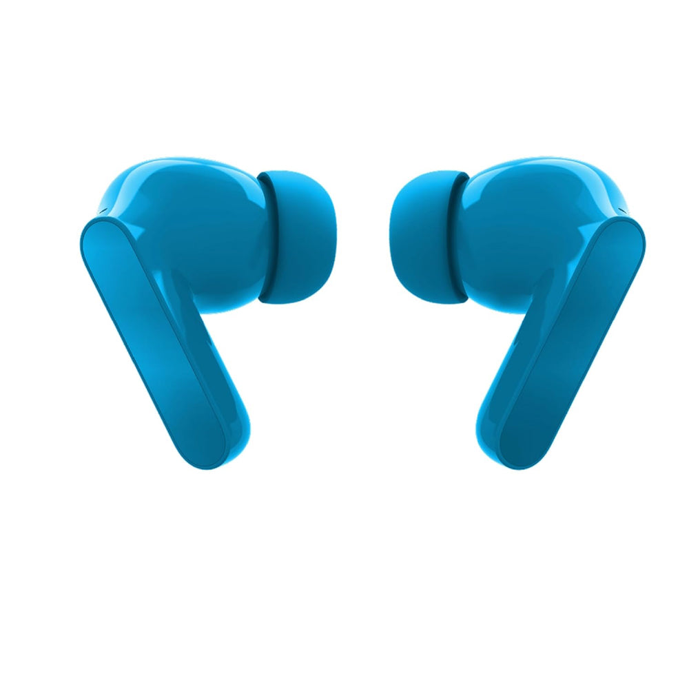 Motorola Moto Buds Bass (Blue, TWS) | Hi-Res Audio with LDAC | 12.4mm Drivers, 50 dB ANC | 6-Mic ENC Calling | 41H Playtime | Bluetooth 5.3 | IPX4 | Comfortable All-Day Fit | Comfortable All-Day Fit