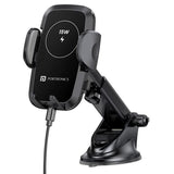 Portronics Charge Clamp 2 15W Wireless Charging Phone Holder