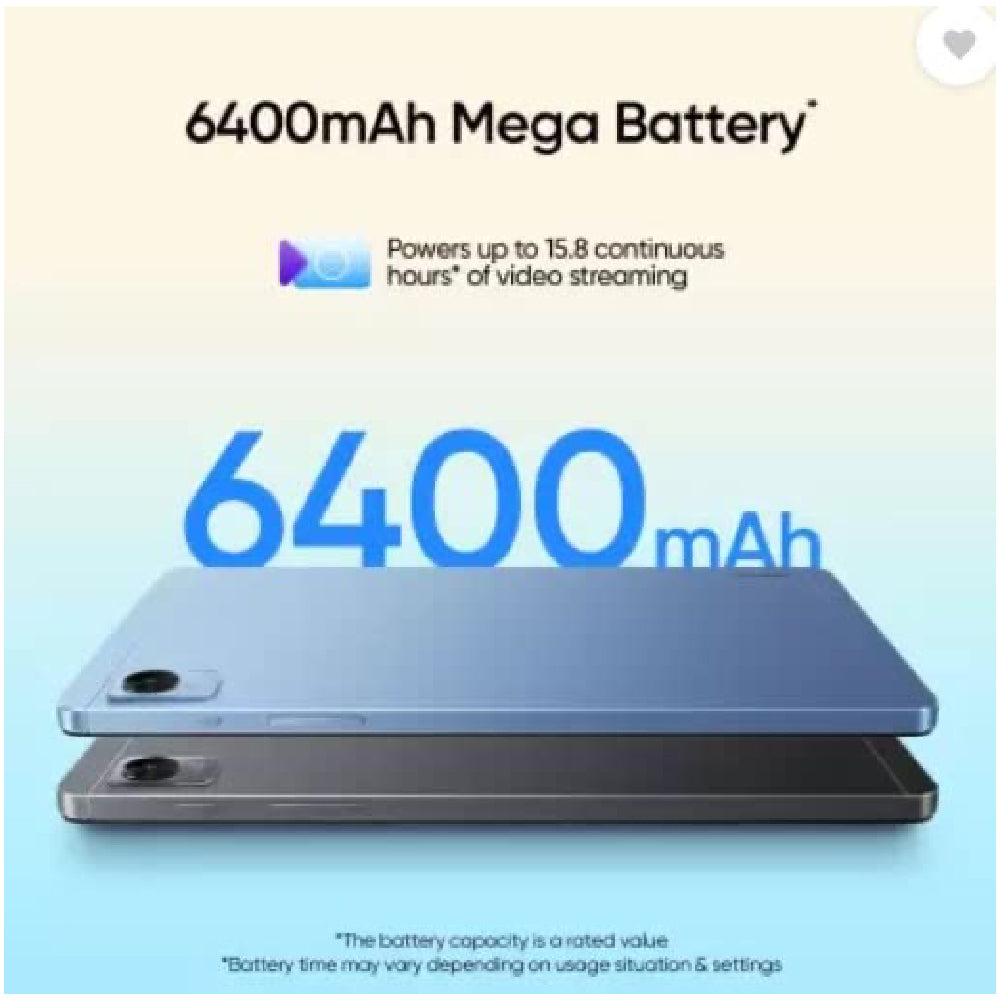 realme Pad Mini WiFi Tablet | 4GB RAM 64GB ROM (Expandable), 22.1cm (8.7 inch) Cinematic Display | 6400 mAh Battery | Dual Speakers | Grey Colour