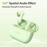 realme Buds N1 True Wireless in-Ear Earbuds with 46dB Hybrid ANC, 360° Spatial Audio, 12.4mm Dynamic Bass Driver, Upto 40Hrs Battery and Fast Charging (Energizing Green)