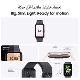 Samsung Galaxy Fit3 Light and Sleek Fitness Band, 13 Days Battery, 100+ Exercises and Sleep Tracking, Dark Gray (Black)