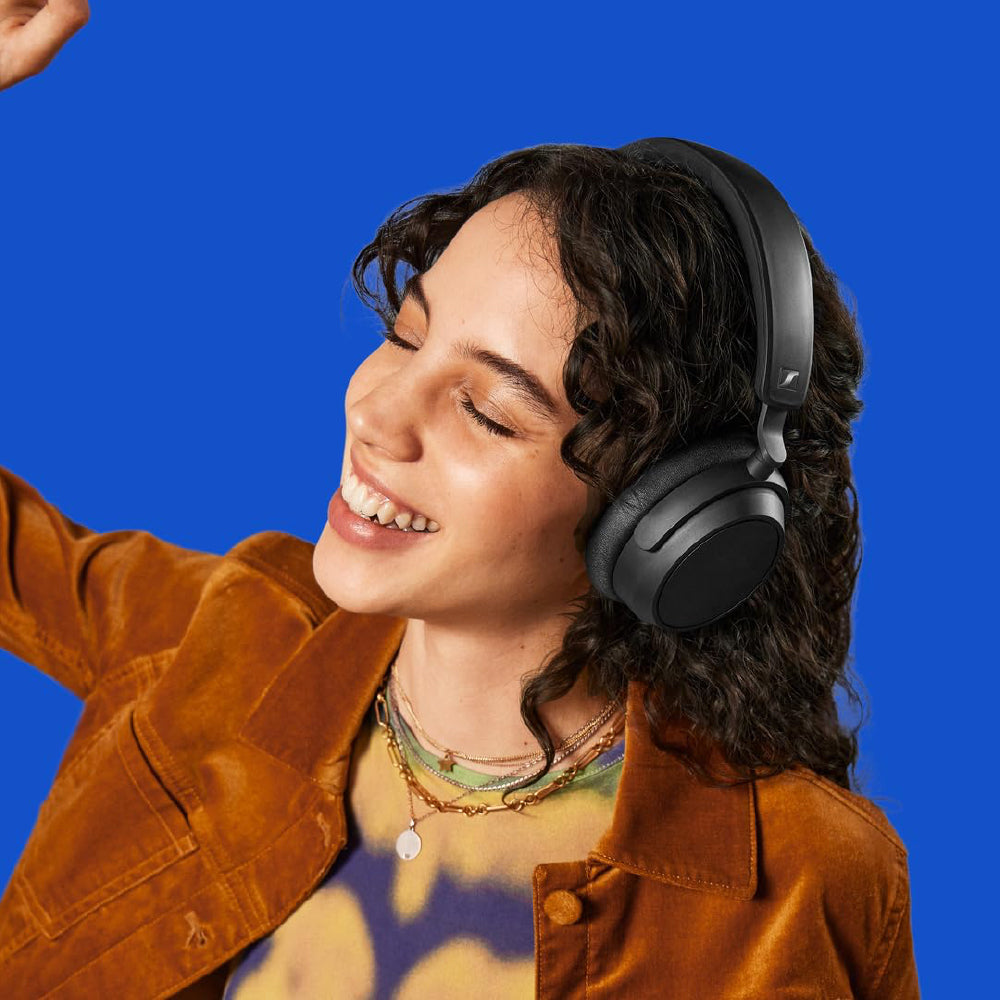 Sennheiser ACCENTUM Plus Wireless Over Ear Headphones,German Design,Adaptive ANC,50H Battery,Sound Personalization,Touch Control,Multipoint Connectivity,Clear Calls,10Min Charge = 5H,2Y Warranty,Black