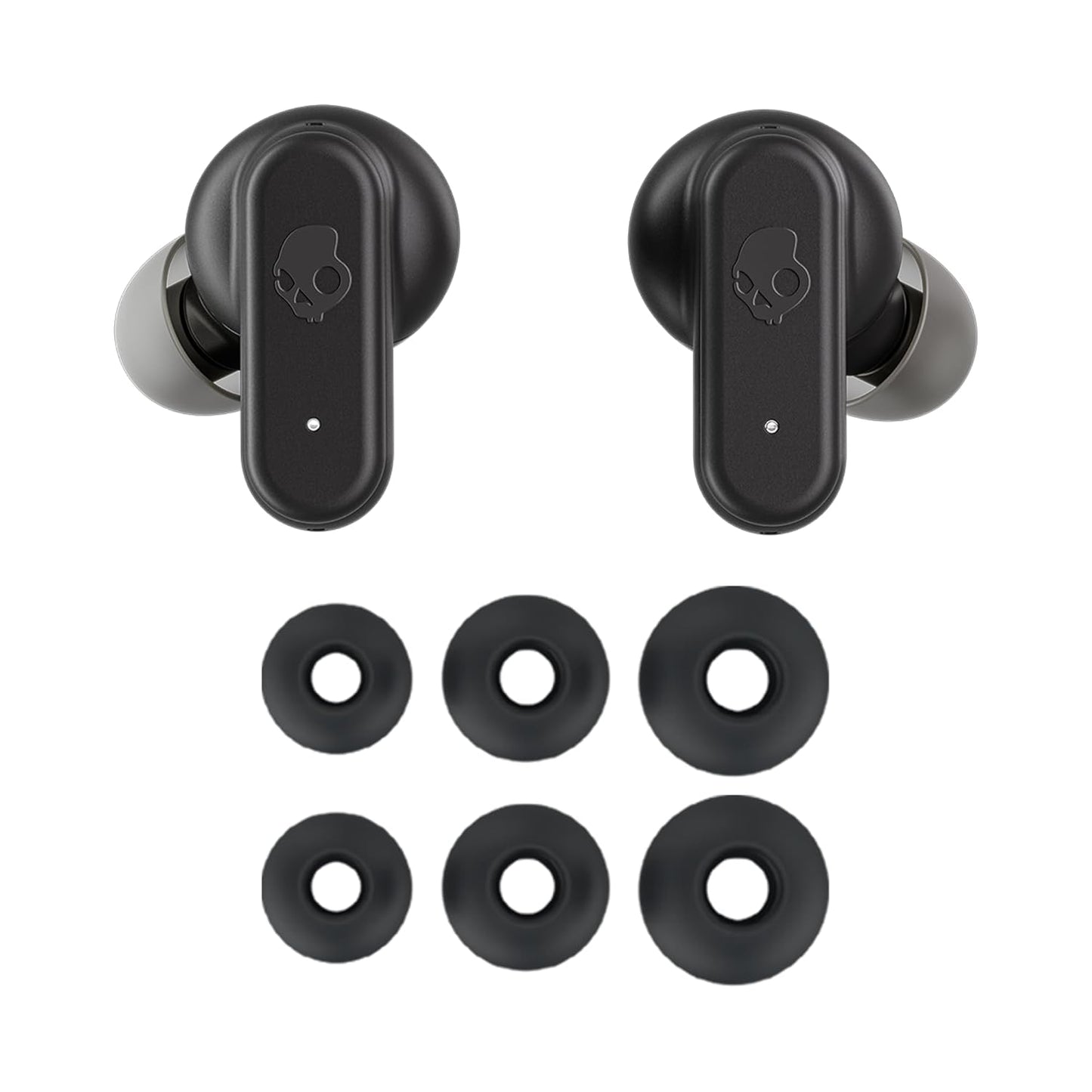Skullcandy Dime 3 True Wireless Earbuds | Multipoint Bluetooth Pairing, 20-Hour Battery Life, Built-in Mic, Auto Connect | Compatible with iPhone & Android – Black
