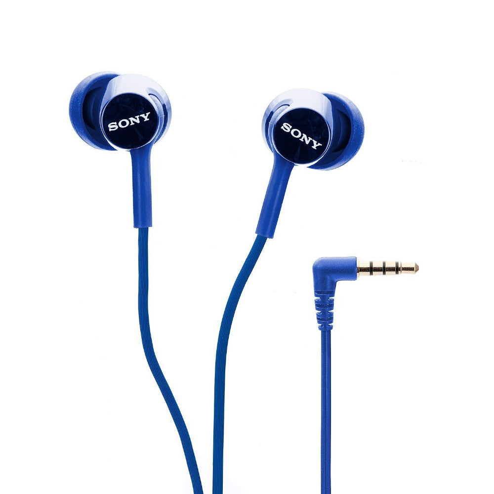 Sony MDR-EX150AP In-Ear Headphones with Mic (Dark Blue)