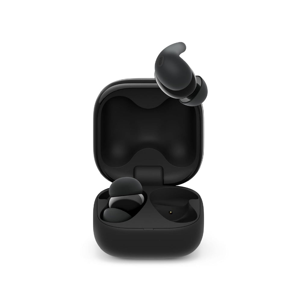 Sony New Linkbuds Fit WF-LS910N | Active Noise Cancelling Wireless Bluetooth in Earbuds | Comfortable Fit with New Supporters | High Call Quality with AI-Black